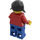 LEGO Exxon town met Blauw Poten en Zwart pigtails minifiguur