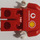 LEGO F. Massa with Torso Stickers and Plain Red Helmet Minifigure