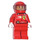 LEGO F. Massa mit Torso Stickers und Schmucklos rot Helm Minifigur