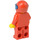 LEGO F1 Driver in Red Helmet and Suit with Dark Blue Visor
