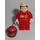 LEGO F1 Ferrari M. Schumacher met Helm en Torso Stickers minifiguur