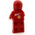 LEGO F1 Ferrari Pit Crew Member - with Torso Stickers on Front and Back Minifigure