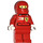 LEGO F1 Ferrari Pit Crew Member med Vodafone/Shell Klistermærker på Torso Minifigur