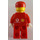 LEGO F1 Ferrari Pit Crew met Stickered Ferrari logo Torso minifiguur