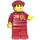 LEGO F1 Ferrari Record Guy med Kropp Klistermärken Minifigur