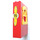 LEGO Fabuland Building Wall 2 x 6 x 7 with Yellow Round Top Window with 71 Sticker