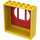 LEGO Fabuland Tür Rahmen 2 x 6 x 5 mit rot Tür