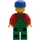 LEGO Farmer Green Overalls Figurine