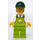 LEGO Jordbrukare Horace med Lime Overall Minifigur