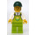 LEGO Farmer Horace mit Lime Overalls Minifigur