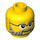 LEGO Farmer Minifigure Head (Recessed Solid Stud) (3626 / 24687)