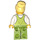 LEGO Fermier avec Bright Lumière Jaune Cheveux avec Grand Bun Minifigurine