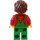 LEGO Farmer with Red Plaid Shirt and Green Overall Minifigure