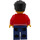 LEGO Farmers Market Man with Red Letterman Jacket Minifigure