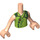 LEGO Farran Leafshade Friends Torso (Boy) (11408 / 92456)