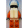 LEGO Female Astronaut in Orange Space Suit Minifigure