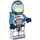 LEGO Vrouwelijk Astronaut met Donker azuurblauw Helm Minifiguur