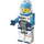 LEGO Female Astronaut with Dark Azure Helmet Minifigure
