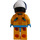 LEGO Vrouwelijk Astronaut met Helm Minifiguur