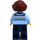 LEGO Female - Bright Light Blue Jumper Minifigure