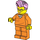LEGO Female Crook met Pink Haar minifiguur