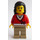 LEGO Vrouwelijk Bestuurder met Rood Torso met Wrap Top Minifiguur