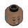 LEGO Female Face with Hearing Aid Head (Recessed Solid Stud) (3626 / 100326)