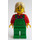 LEGO Mujer Granjero Verde Overall Minifigura