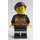 LEGO Female Firefighter met Brown Haar minifiguur