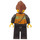 LEGO Female Firefighter mit Brown Haar Minifigur