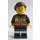 LEGO Female Firefighter With Brown Hair Minifigure