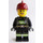 LEGO Female Firefighter With Dark Red Helmet Minifigure