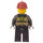 LEGO Female Firefighter With Dark Red Helmet Minifigure