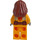 LEGO Female Firefighter with Reddish Brown Hair Minifigure