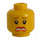 LEGO Female Kopf, Dual Sided, mit Frowning &amp; Smiling Dekoration (Einbau-Vollbolzen) (59630 / 82131)