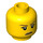 LEGO Female Head from Battle Goddess with Golden Lipstick Pattern (Recessed Solid Stud) (3626 / 18175)
