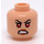 LEGO Female head, smile or red eyes (Recessed Solid Stud) (3626 / 20263)