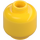 LEGO Female Head with Open Smile and Hearing Aid (Recessed Solid Stud) (3626 / 69148)