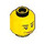 LEGO Female Head with Smile (Recessed Solid Stud) (3626 / 101367)