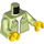 LEGO Female in Light Green Jacket Minifig Torso (973)