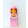 LEGO Female Lego Champion with Pink Dress Microfigure