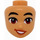 LEGO Female Minidoll Head with Brown Eyes (Peter) (92198 / 101094)