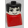 LEGO Female on Red Base with Black Hair Duplo Figure