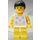 LEGO Female Paradisa with Blue Flowers Torso and Black Ponytail Hair Minifigure