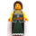 LEGO Vrouwelijk Peasant met Donkergroen Robe Minifiguur