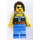 LEGO Female Pirate with Green Corset and Eyepatch Minifigure