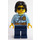 LEGO Female Police Officer with Black Hair and Sunglasses Minifigure