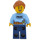 LEGO Female Police Officer with Freckles and Ponytail Minifigure