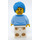 LEGO Femelle Rider avec Azur Foncé Cheveux Minifigurine