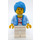 LEGO Femelle Rider avec Azur Foncé Cheveux Minifigurine